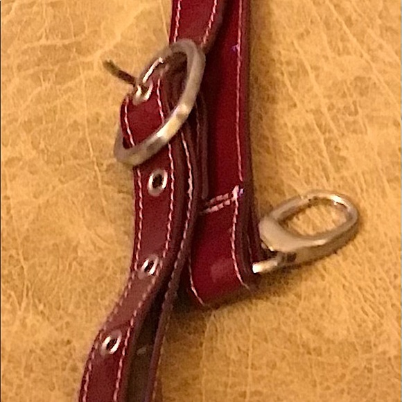 Siamod, Monterosso, SERVANO, Embossed Crocco Leather, 13" Tablet Briefcase, Red - Picture 9 of 10